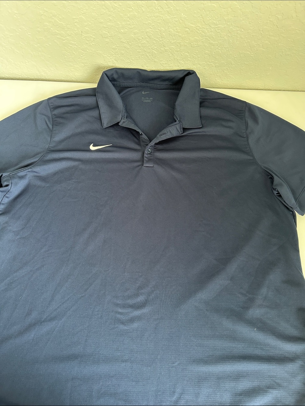 Nike Dri-FIT Polo Shirt Men’s Gray Short Sleeve Golf Athletic Performance XXL